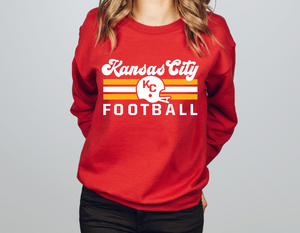 Kansas City KC Football Sweatshirt (2X-5X)