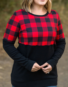 Michelle Mae Pullover - Buffalo Plaid