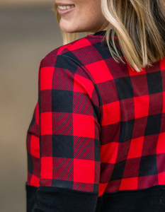 Michelle Mae Pullover - Buffalo Plaid