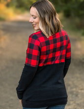 Load image into Gallery viewer, Michelle Mae Pullover - Buffalo Plaid
