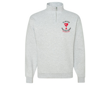 Load image into Gallery viewer, Clinton Christian Church Embroidered Quarter Zip Collar Sweatshirt
