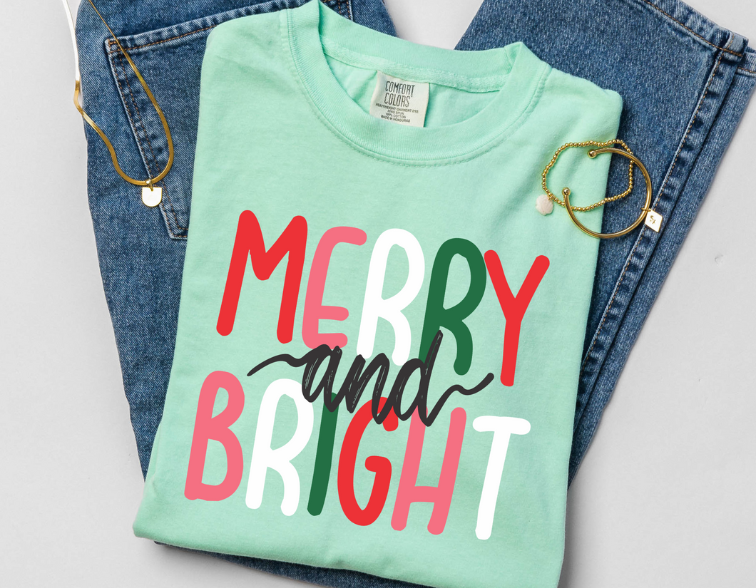 Merry & Bright Short Sleeve Tee