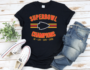 Superbowl Champions  Short Sleeve Tee - Large