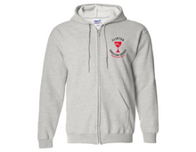 Load image into Gallery viewer, Clinton Christian Church Embroidered Full Zip Hooded Sweatshirt
