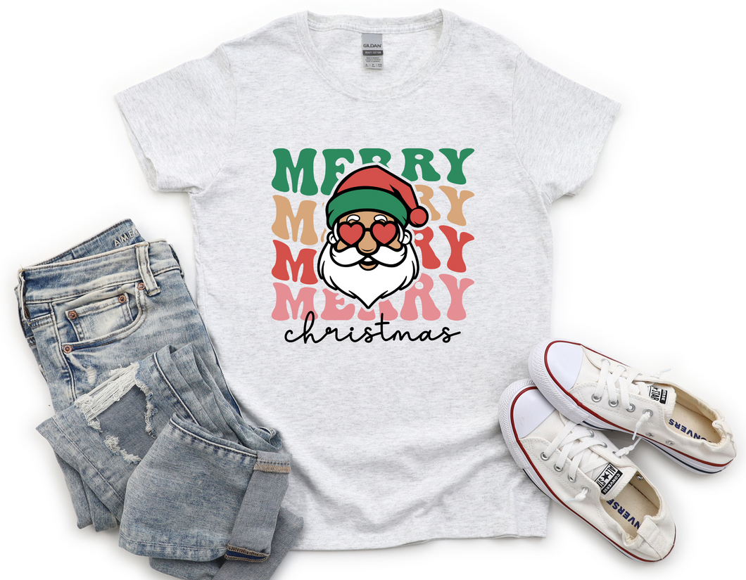 Merry Merry Santa Short Sleeve Tee